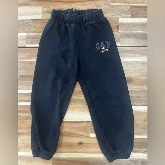 GAP x Disney Mickey Mouse Black Sweatpants Hoodie Set Toddler Size 3 Years - Picture 6 of 6